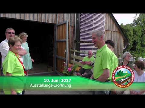 Ausstellung in der Musch-Scheune am 10. Juni 2017 zum Schul- und Heimatfest 2017 in Krumhermersdorf