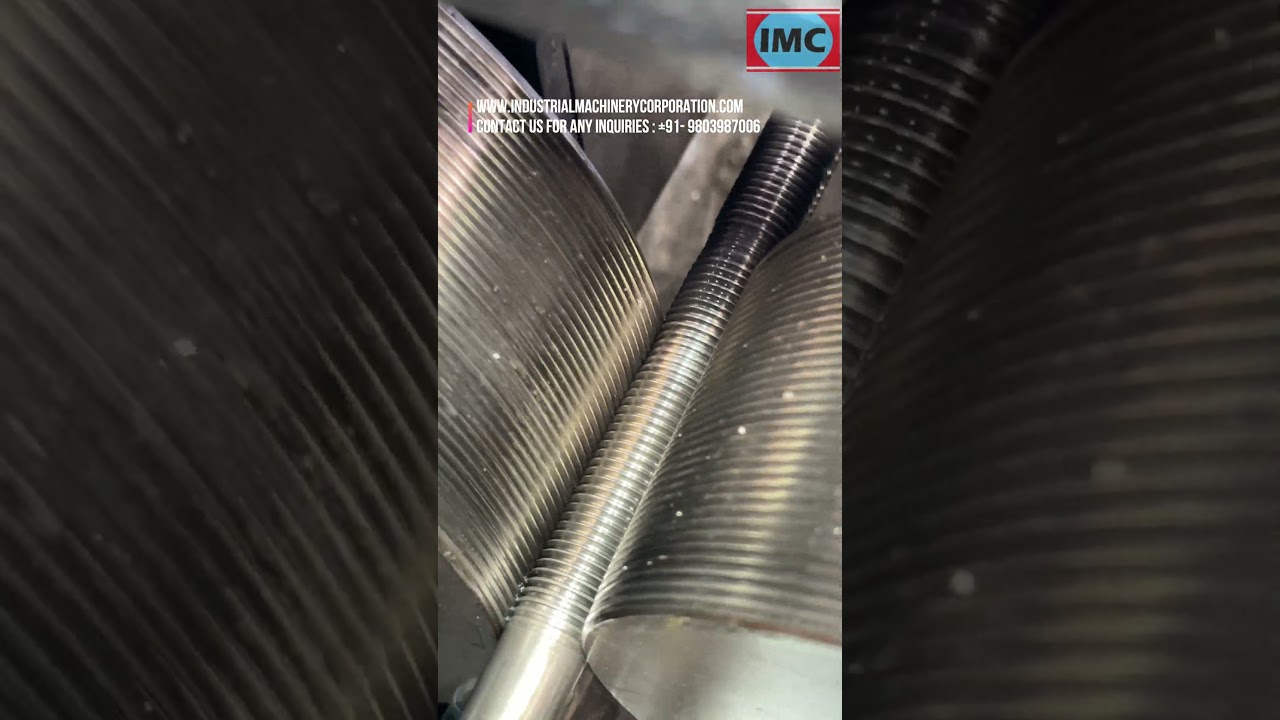 SS 316 Thread Rolling Machine | Expert Precision for Industrial Threading Solutions