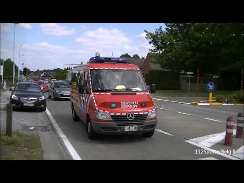 Aankomst Commandowagen + Container TAG team Brussel aan de Brandweerkazerne in Zaventem 15/05/2014