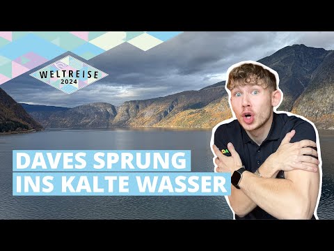 AIDAsol Weltreise 2024 | Vlog Nr. 1 mit Dave | Sprung ins kalte Wasser