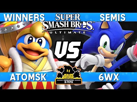 Smash Ultimate Tournament Match - Atomsk (King Dedede) vs 6WX (Sonic) - CNB 170