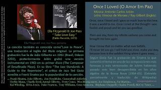 Once I loved (Jobim / De Moraes / Gilbert) - Ella Fitzgerald