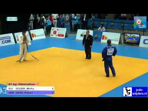 Micha Egger (SUI) - Robert Gess (GER) [-81kg]