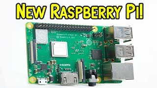 NEW Raspberry Pi 3 B+ Plus - Faster CPU/Wifi/Ethernet & More Specs & Overview