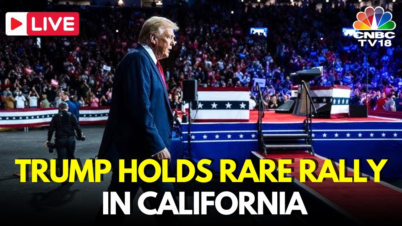 Donald Trump LIVE: Trump Holds Rare Rally in California, with Eye on Keeping House Majority | N18G