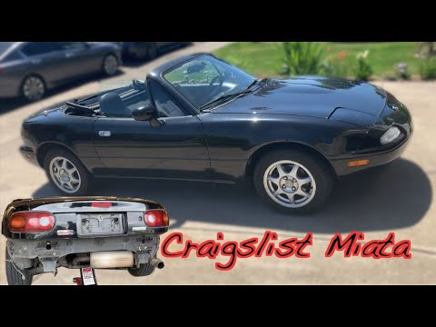 i bought the cheapest miata online - car restoration project