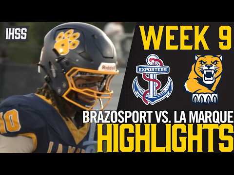 La Marque 62, Brazosport 0 | District 12-4A Div. II Opener Blowout