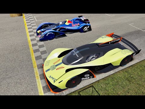 Aston Martin Valkyrie AMR Pro vs Red Bull X2010 - Old Monza