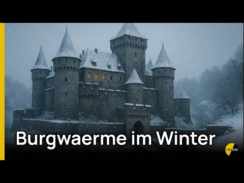 Mittelalterliche Burgen im Winter – ruhige Geschichte zum Einschlafen