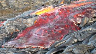 preview picture of video 'LAVA RIVER KILAUEA VOLCANO HAWAII'