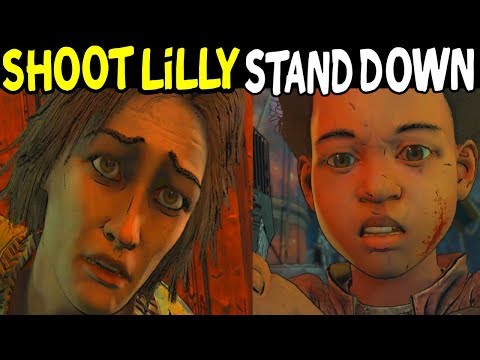 Tell AJ SHOOT Lilly or Tell AJ STAND SOWN - ALL ENDINGS The Walking Dead Season 4 Episode 3