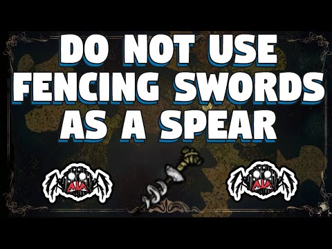 Do Not Use Fencing Swords as Weapons in Don't Starve Together - How To Use a Fencing Sword in DST