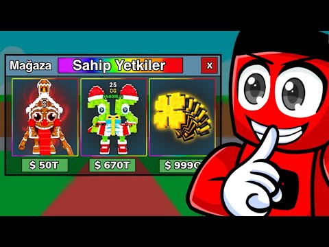 0'dan 1.000 000 TL'ye AMA Admin Gücünü Açtım !! - Steal A Brainrot