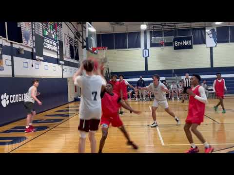 Danny Morton sinks one of his five 3-pointers for Chatham