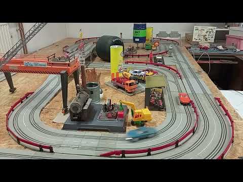 Stabo Car Rennbahn Eigenplanung 2020 bis 2025 Streckenlänge ca. 34 Meter ! 