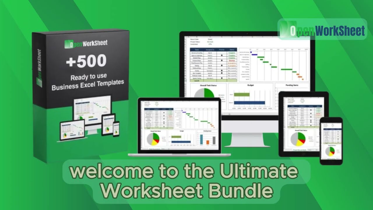 500+ Ultimate Worksheet Bundle (Google sheet & Excel) | OpenWorkSheet.com