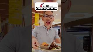 Filet Mignon for only $10 on a cruise ship!