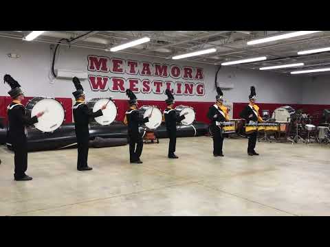 ROWVA Marching Tigers Drumline, 2018 Metamora Competition. Video Credit: Sue Dickinson
