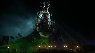 Mapping Château de la Belle au Bois Dormant - Soirée Halloween Disney 31/10/16