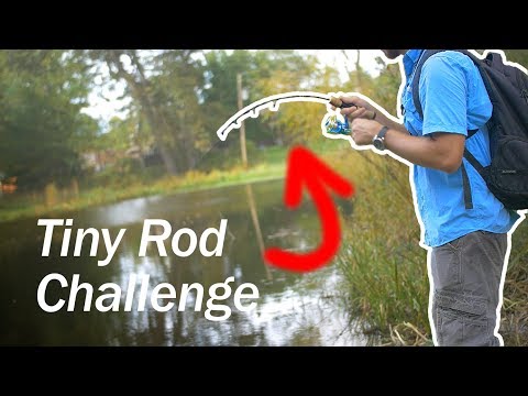 TINY Rod Challenge!! (SECRET WEAPON)