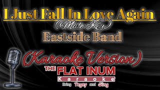 I Just Fall In Love Again - Eastside Band | Male Key | Karaoke Version | flatinum