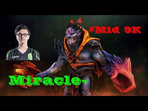 Miracle- Lion #Mid  9K  Dota 2  Full Game