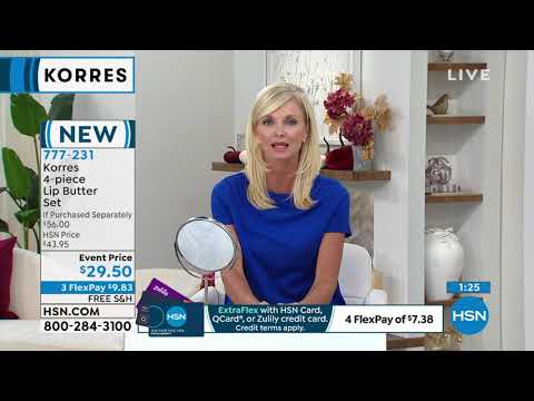 Korres – 4-teiliges Lippenbutter-Set