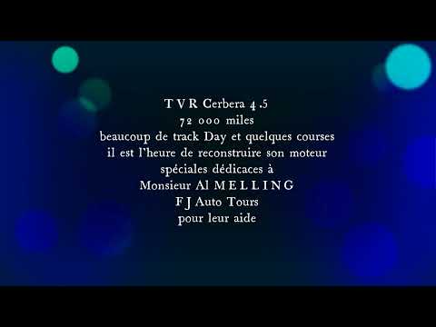 Thumbnail for TVR CERBERA 4 5 engine rebuild and race by TVR