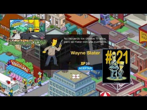 Los Simpson Springfield "Agentes Secretos, Cap. 21 - Wayne Slater" por Tony