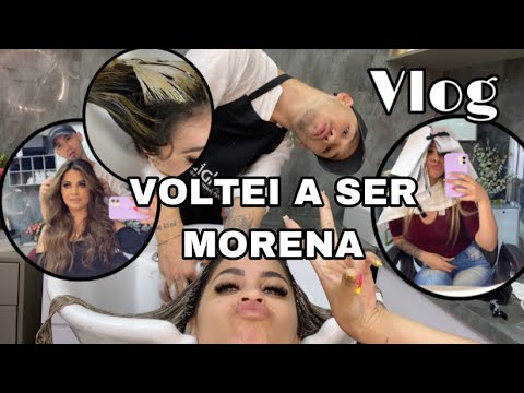 DE LOIRA PARA MORENA ILUMINADA - cortei o cabelo também 😍💇🏻‍♀️