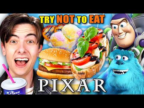 Try Not To Eat - Pixar Movies! (Toy Story, Up, Monsters, Inc.)