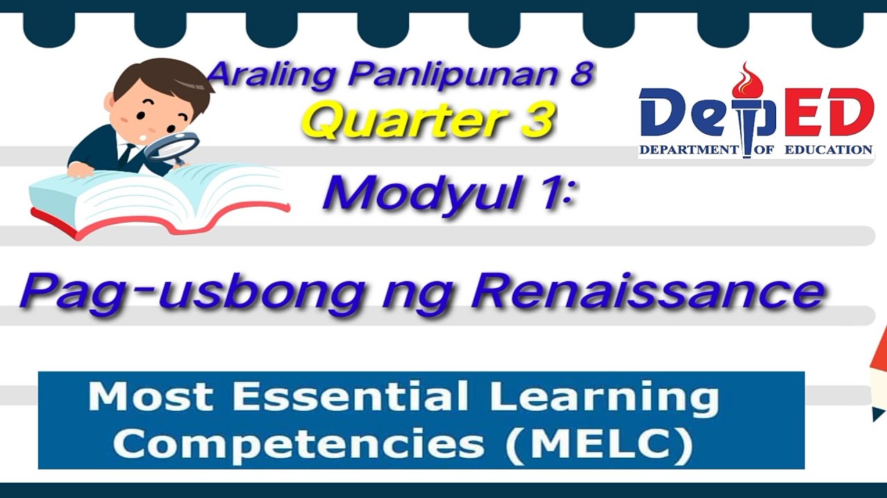 Araling Panlipunan 8 Quarter 3 Modyul 1: Pag-usbong ng Renaissance