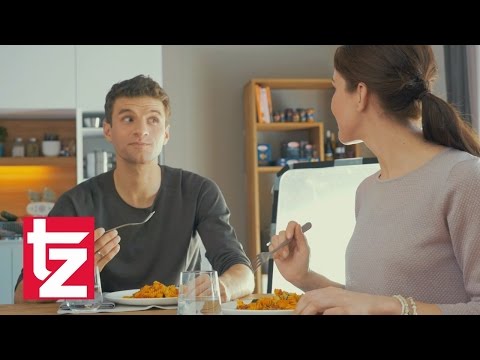 TV-Spot mit Lisa und Thomas Müller: "Thomas ist immer gut für schlechte Witze"