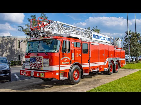 Walk Around of Memphis Fire Department's HR100 Aerials- SO145138-139