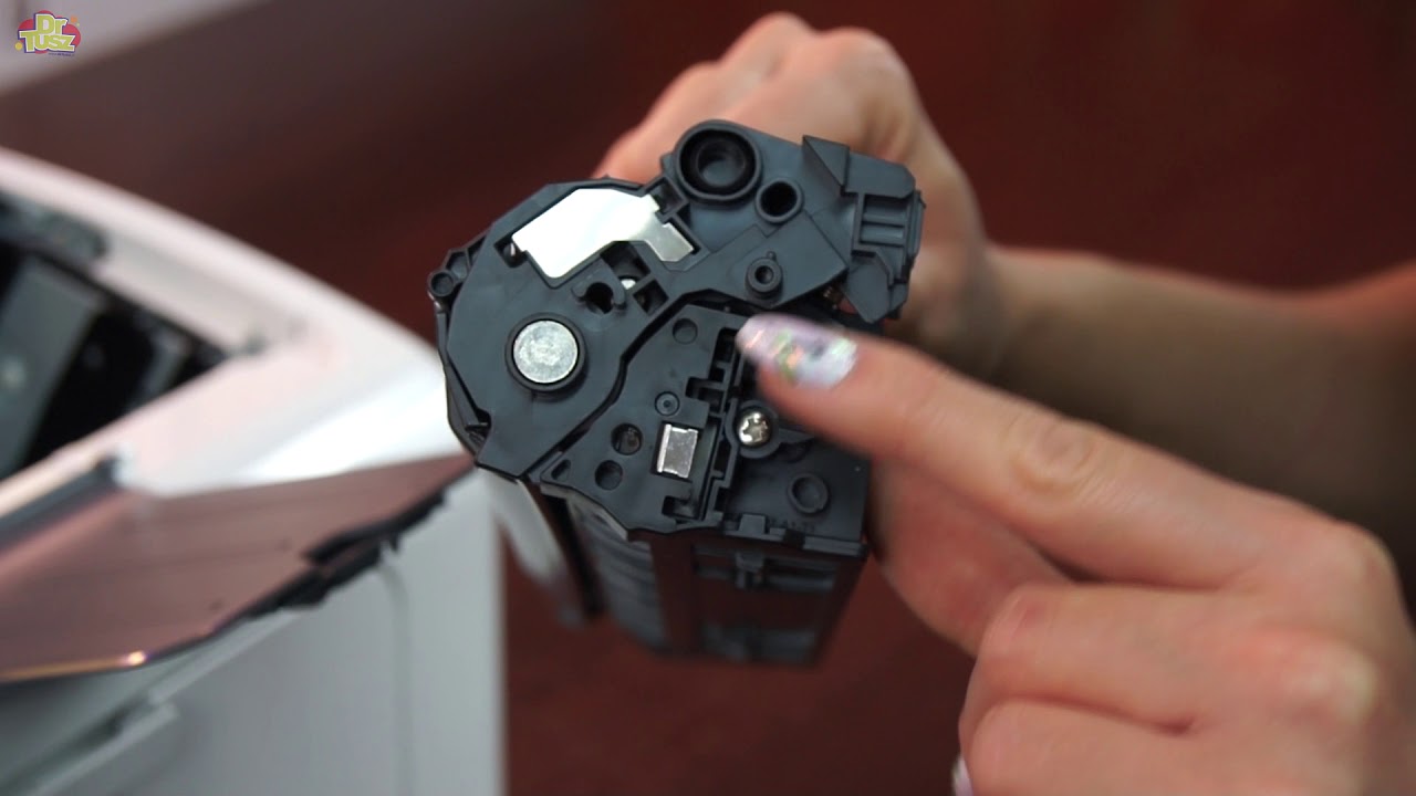 Drukarka HP LaserJet Pro M12w - jak wymienić toner I DrTusz.pl