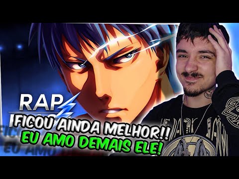 (QUEBROU TUDO!) REAGINDO ao Rap do Aomine Daiki 2 (KNB) - O MELHOR DA GERAÇÃO // Flash Beats | REACT