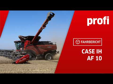 Case IH AF 10 combine harvester | profi #drive report