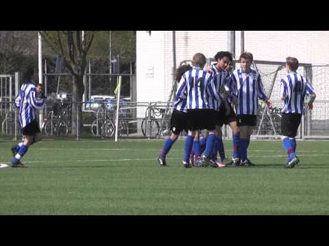 svDiemen C1 - Almere City C1 17-4-2011 goal1 Anthony videowall