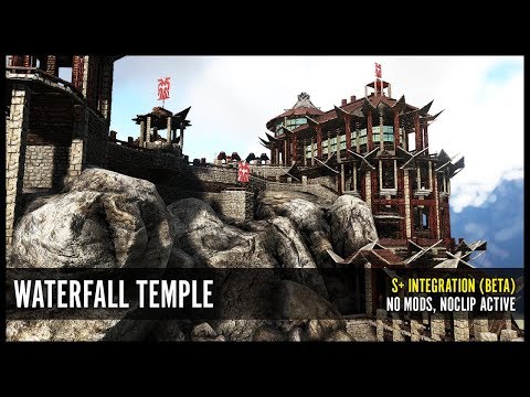 Ark Waterfall Temple - Structures Plus (S+)/Homestead Integration Showcase, PvE, No mods
