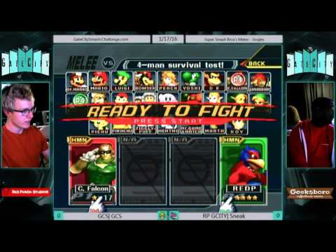 Gate City Smash 1/17/16: GCSGC| GCS vs. Red Panda|Sneak