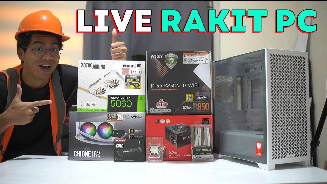🔴Live Rakit PC di Kala Harga RAM & SSD Mahal!