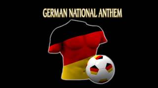 German National Anthem Germany World Cup 2010 South Africa Soccer Football Deutschland