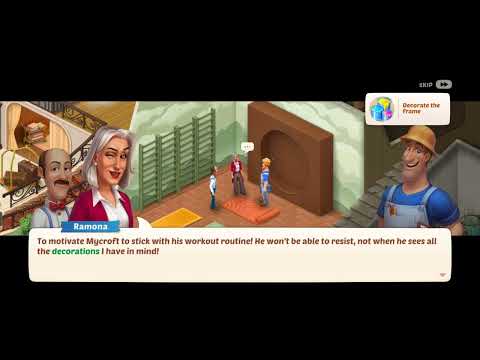 homescapes level 12501 tropical hotel 3rd area renovation,exercise room😊🫰