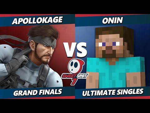 Sweet Spot 7 GRAND FINALS - Apollokage (Snake) Vs. Onin (Steve) SSBU Ultimate Tournament