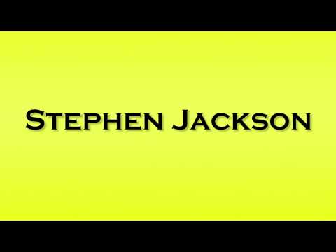 Pronunciation of Stephen Jackson