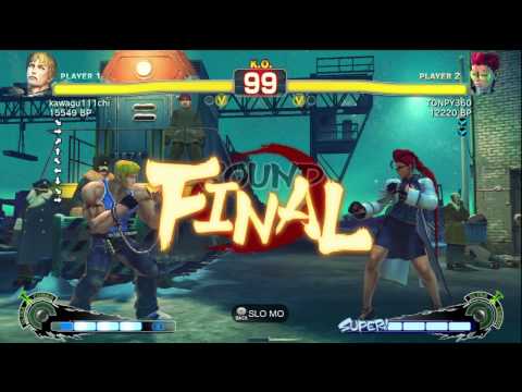 Tonpy [Viper] vs kawagu111chi [Cody] 1/3 SSF4 Japanese Online Ranked Matches - TRUE-HD