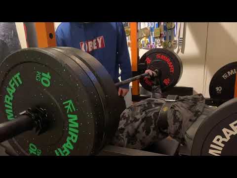 130kg Bench Press, @ 84kg Bodyweight