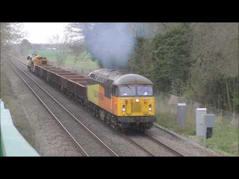 Colas 56096 Erupts after Brake Test on 6C52 - 15/04/2018