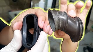 How to soften old rubber parts