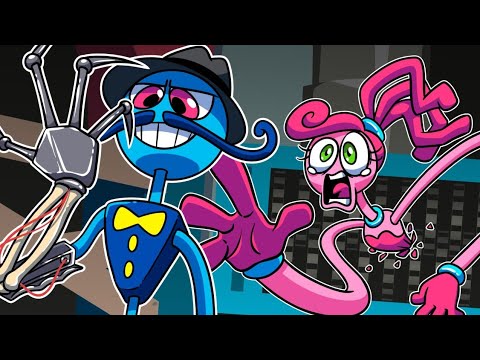 Mommy Long Legs Death & Daddy Long Legs  - Poppy Playtime Chapter 2 Animation